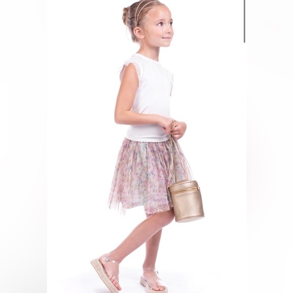 Imoga Other - NWT IMOGA Helen Mesh & Chiffon Daisy Skirt Size 12